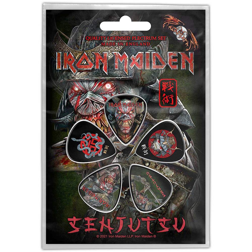 Iron Maiden - Senjutsu Plectrum - Set van 5 - Multicolours